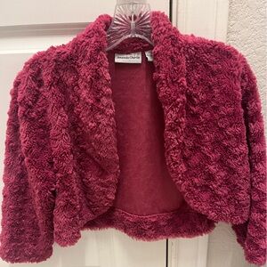 Women’s Amanda Charles Bolero Magenta Cardigan Size Small